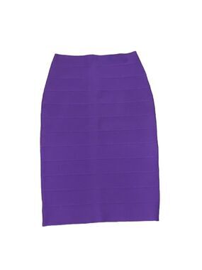 Reiss purple bodycon bandage pencil skirt Sz M
